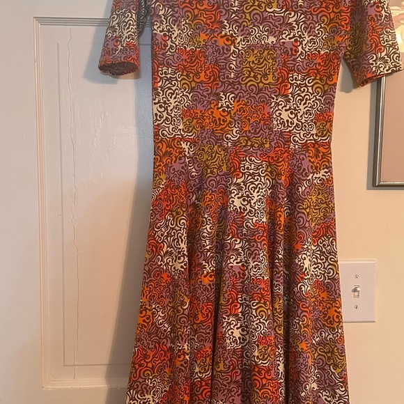 Lularoe colorful Patterned Women's Dress - Picture 5 of 6